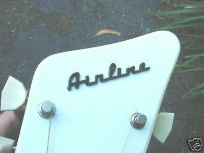 VINTAGE AIRLINE  GUITAR HEADSTOCK LOGO