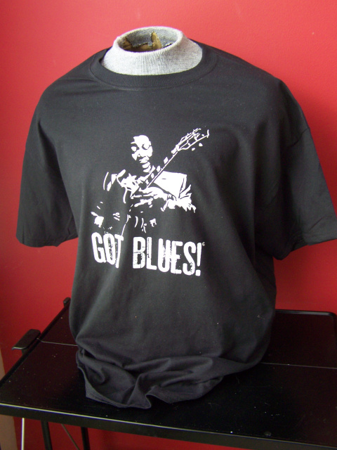 B B KING IMAGE T-SHIRT S-XL