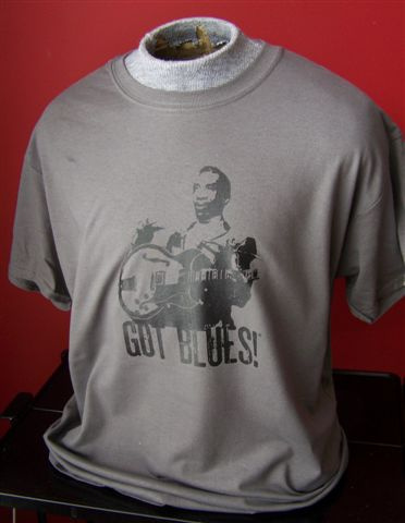 GOT BLUES...#10...T BONE WALKER GUITAR SHORT SLEEVE T-SHIRT