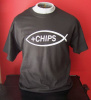 FISH + CHIPS SHORT SLEEVE T-SHIRT SIZE S - XL